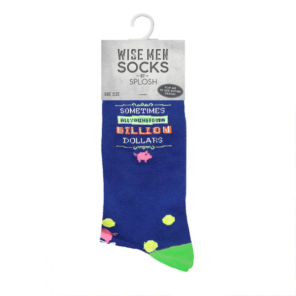 Billion Dollars - Wise Men Socks - Gifts