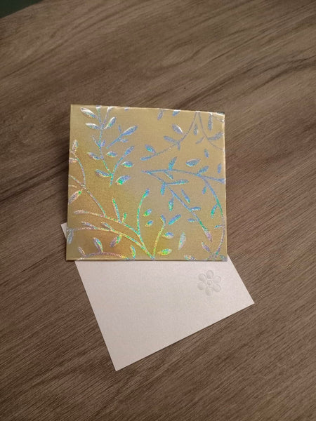 Include a Personalised Gift Card - Gold - Cards