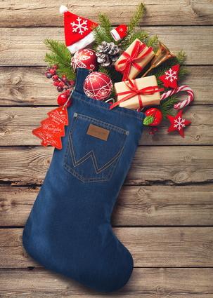 WRANGLER Christmas Stocking - Christmas