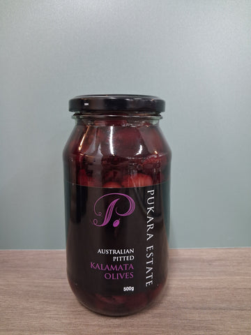 Pukara Estate - Australian Pitted Kalamata Olives 500g