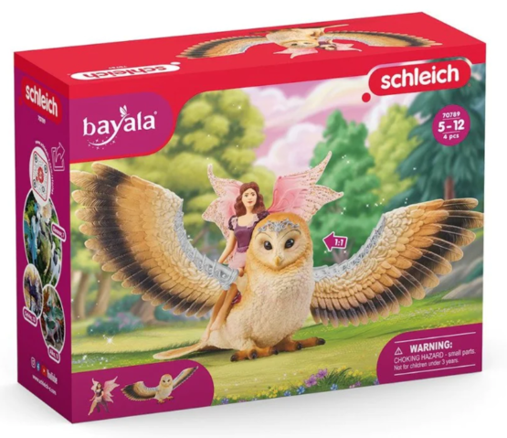 Schleich -Fairy in Flight Glam Owl - Toys