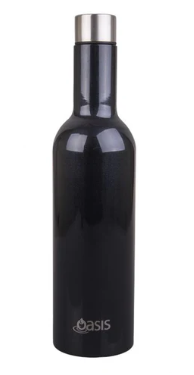 Wine Traveller Bottle Double Insulated - Midnight