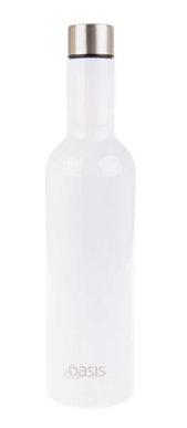 Wine Traveller Bottle Double Insulated - White - Homewares