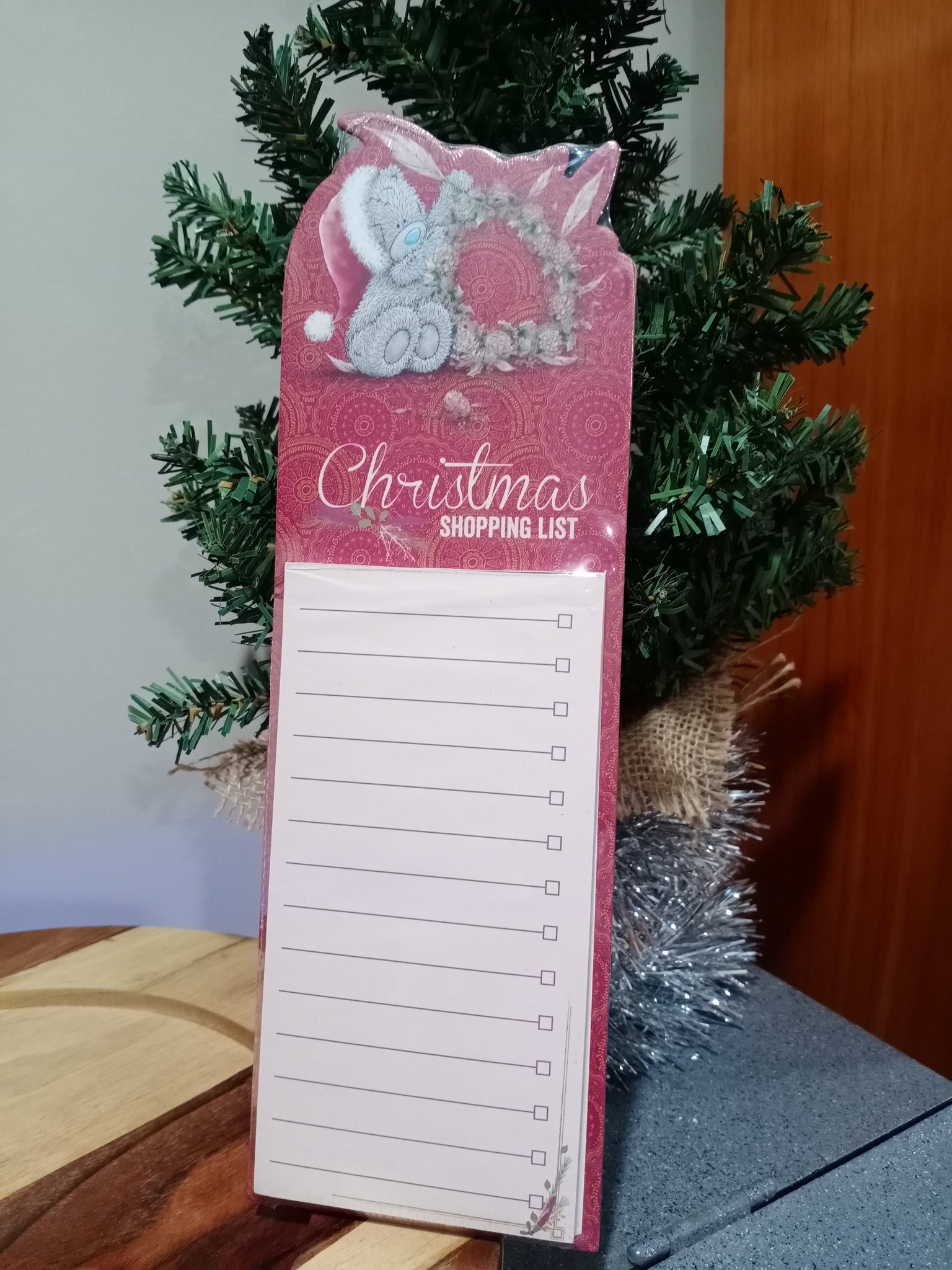 Christmas Shopping List magnetic notepad - Christmas