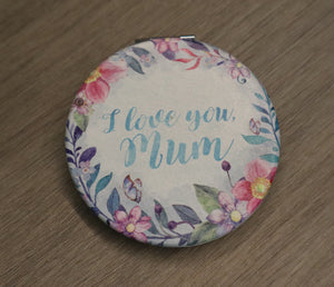 Compact Mirror - Fleur Collection - I love you Mum - Beauty