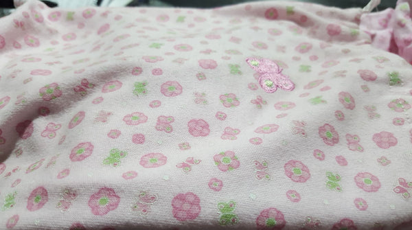 Cot Sheet Fitted blue & pink - Baby