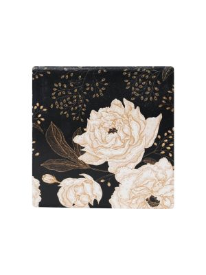 Full Bloom Ceramic Coasters - Dark Gold - Homewares