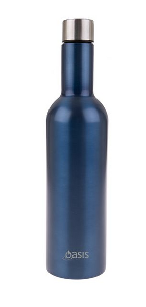 Wine Traveller Bottle Double Insulated - Saphire - Homewares