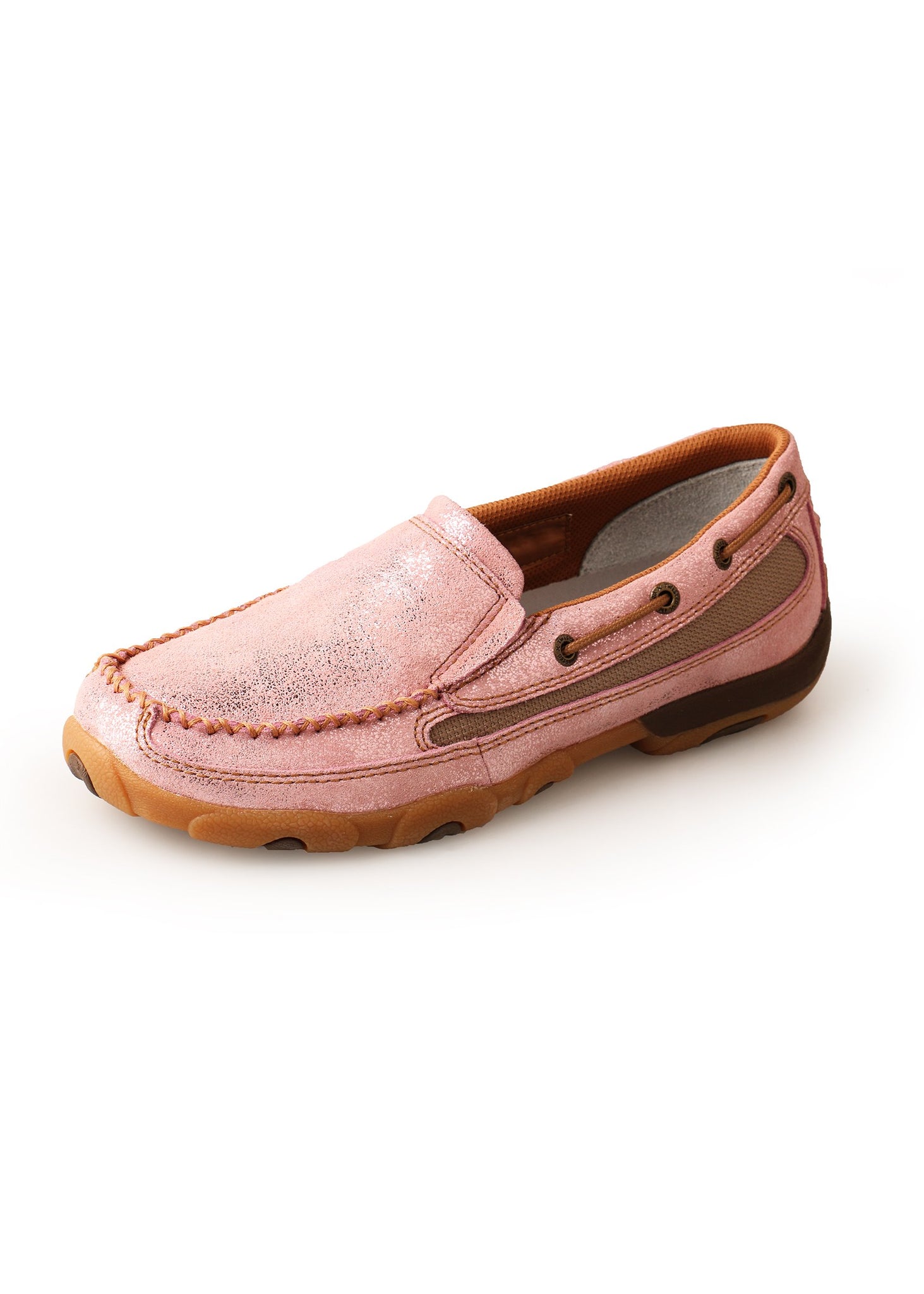 Womens Slip On Mocs - Pink Lustre - Womens shoes