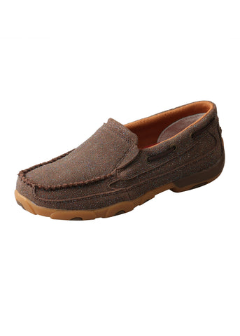 Womens Slip On Mocs Twisted X - Chocolate Shimmer - Womens 